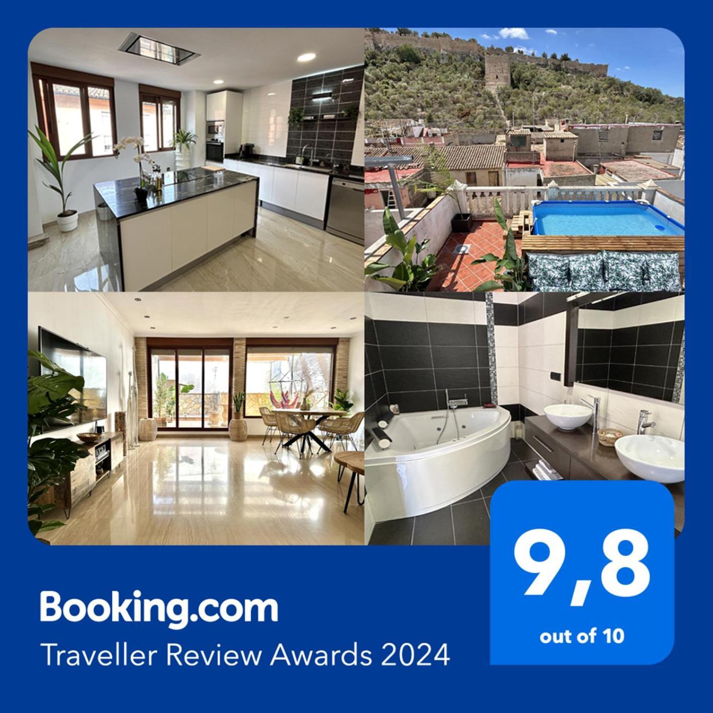 Casa Con Jacuzzi Y Piscina Con Vistas Al Castillo Corbera de Alcira Exterior photo